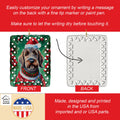 Wirehaired Pointing Griffon Christmas Porcelain Ornament