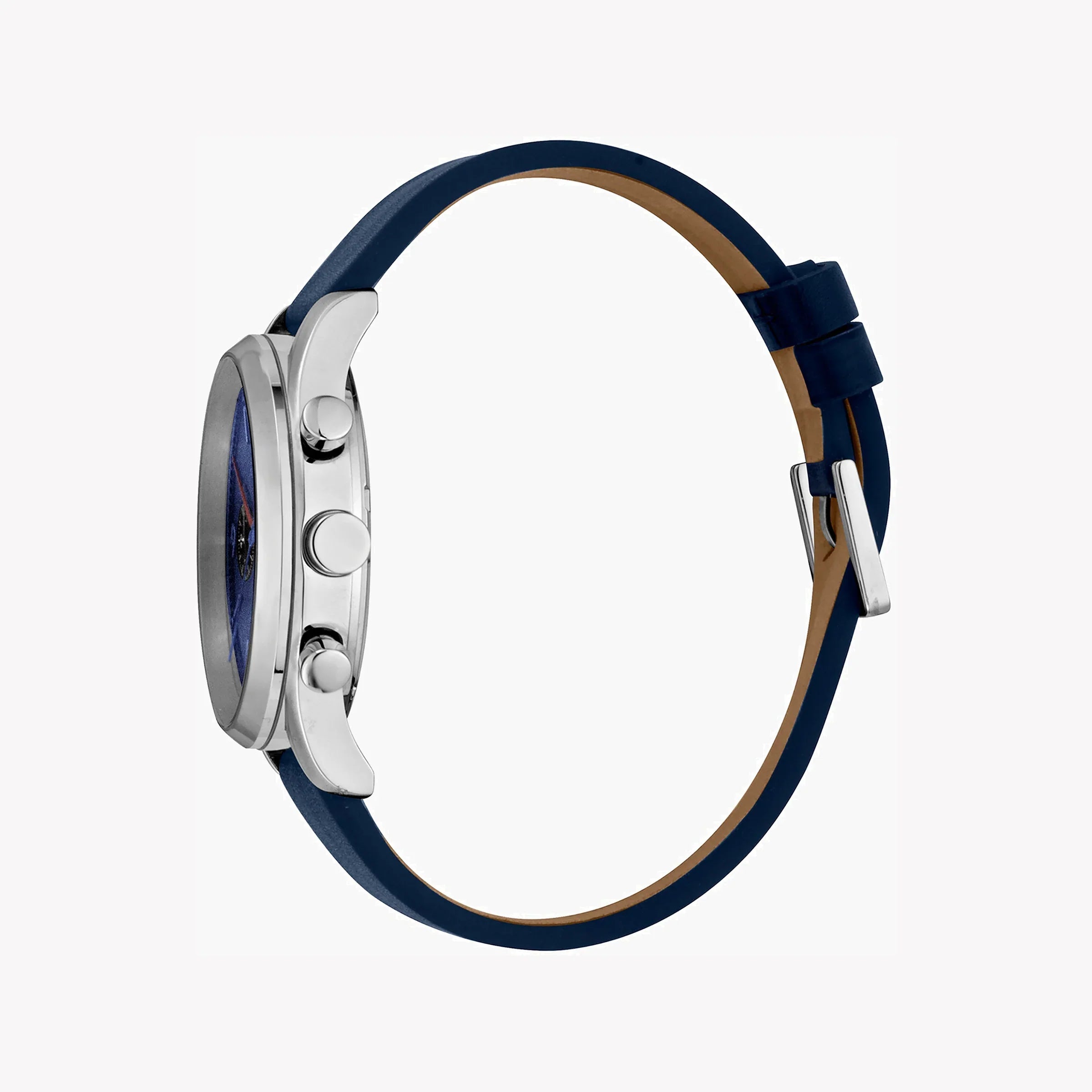 Esprit Men's Blue Leather Watch, Blue Dial | Es1g262m0085